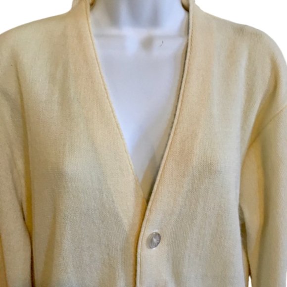 Pebble Beach California Sweater Cardigan V Neck Grandpa Golf Unisex 1980s - Picture 8 of 8